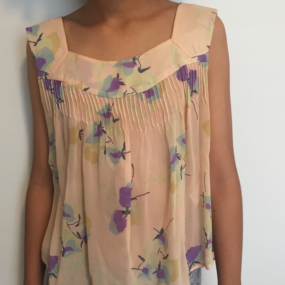 Marni silk tank top blouse